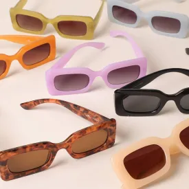 Retro Rectangular Sunglasses