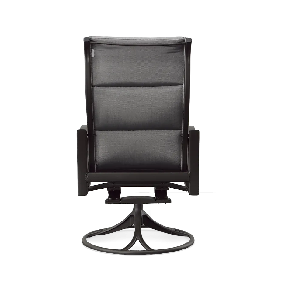 SHORELINE PADDED SLING HIGH BACK SWIVEL ROCKER