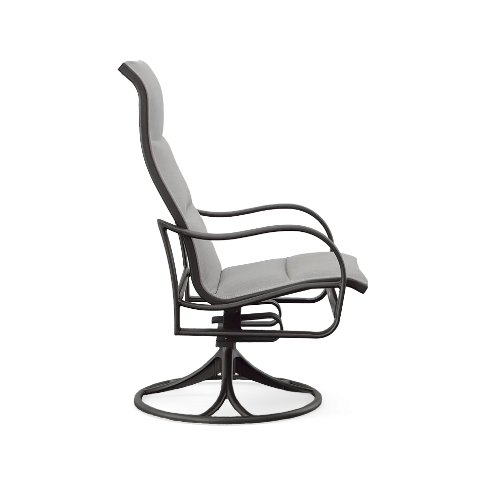 SHORELINE PADDED SLING HIGH BACK SWIVEL ROCKER