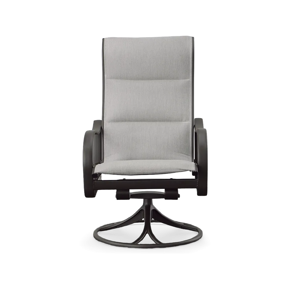 SHORELINE PADDED SLING HIGH BACK SWIVEL ROCKER