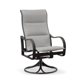SHORELINE PADDED SLING HIGH BACK SWIVEL ROCKER