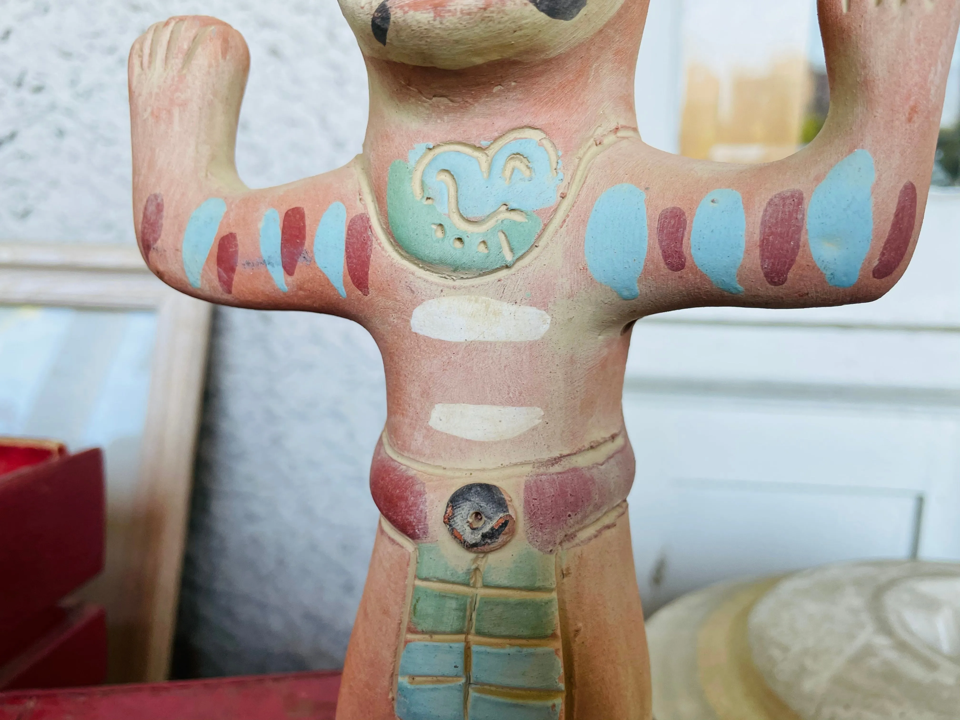 *Signed Mexico Man in Tiger Suit Figurine