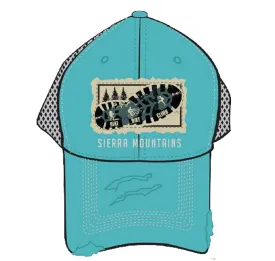 Souvenir Ball Cap Adventure Patch, Teal, Orange, Navy, Lake Tahoe