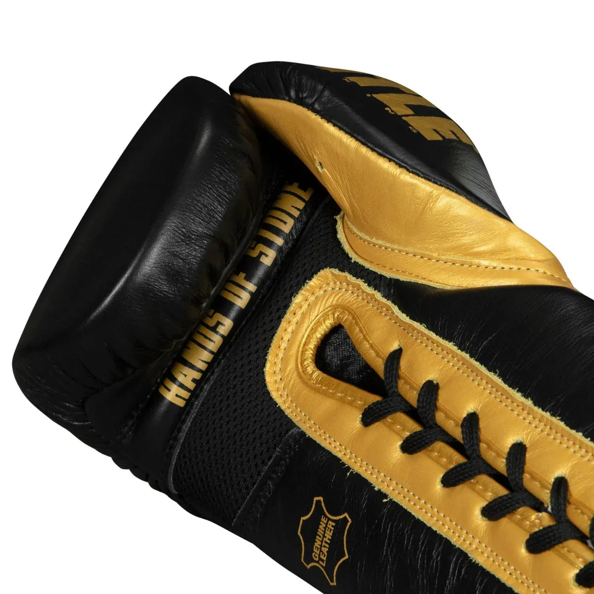 TITLE Roberto Duran Leather Sparring Boxing Gloves - Lace Up
