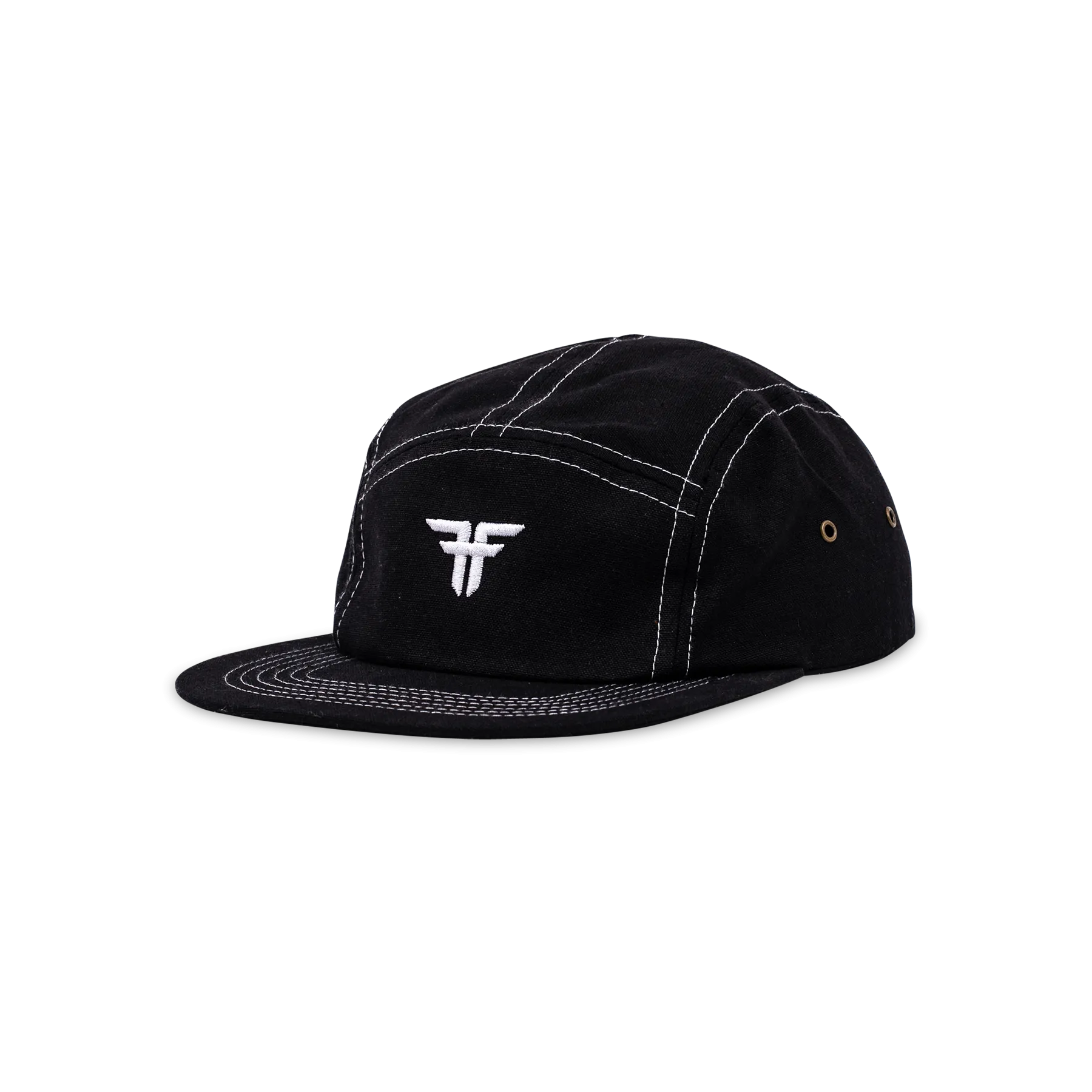 TRADEMARK 5 PANELS HAT BLACK/WHITE