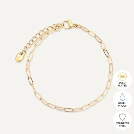 Vibes | Delicate Gleam Clasp Bracelet | 18K Gold-Plated