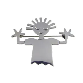 Vintage Boy Brooch