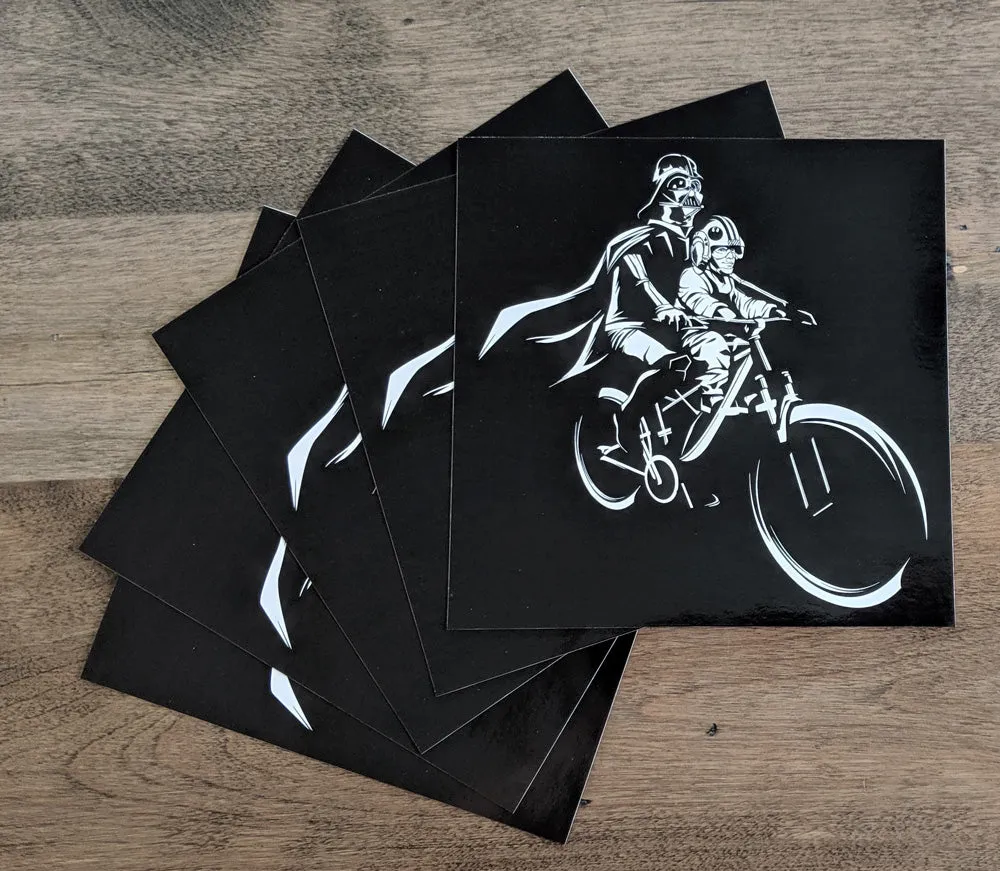 Vinyl LUKE & Darth Decal/Sticker