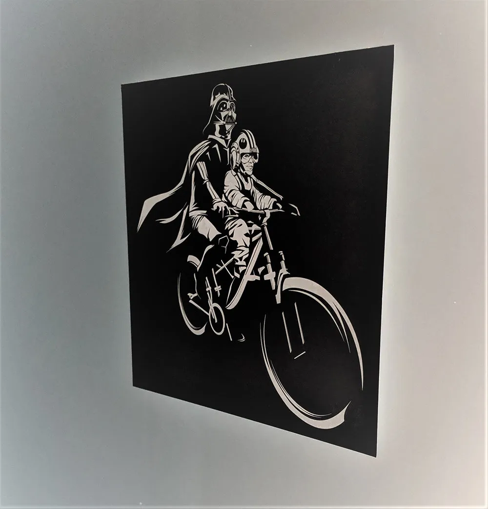 Vinyl LUKE & Darth Decal/Sticker