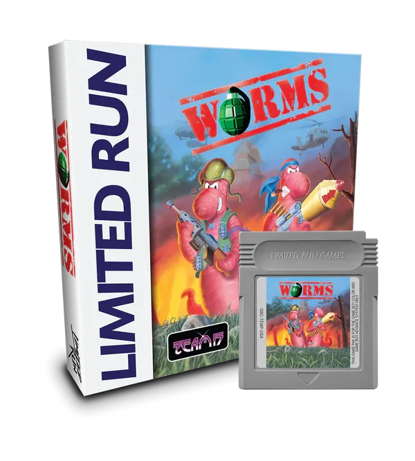 WORMS (Gray or Peach)  - Gameboy