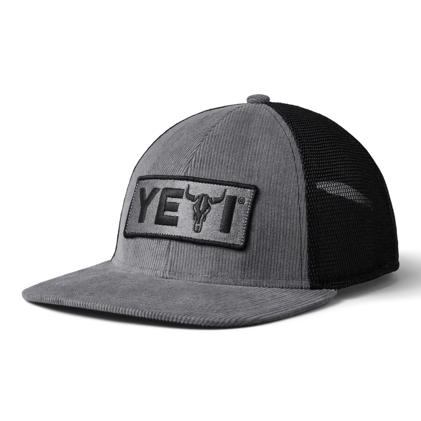Yeti Steer Flat Brim Hat Grey