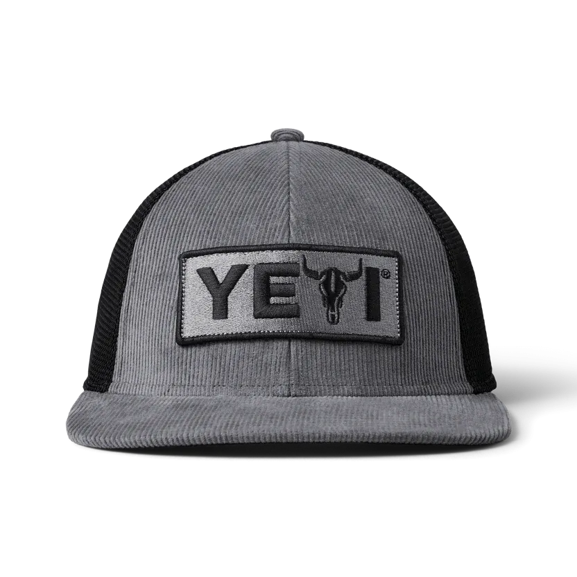 Yeti Steer Flat Brim Hat Grey