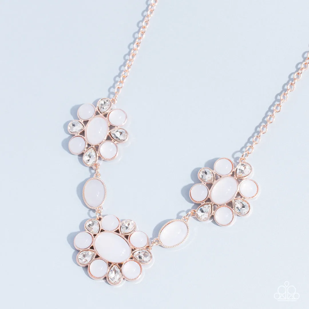 Your Chariot Awaits - Rose Gold Necklace - Paparazzi Accessories