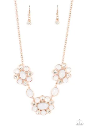 Your Chariot Awaits - Rose Gold Necklace - Paparazzi Accessories