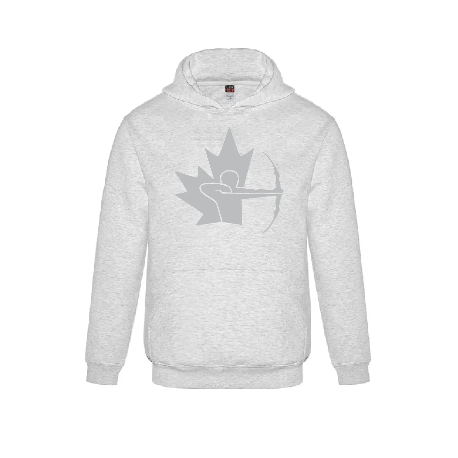 Youth Front & Back Printed Cotton Hoodie